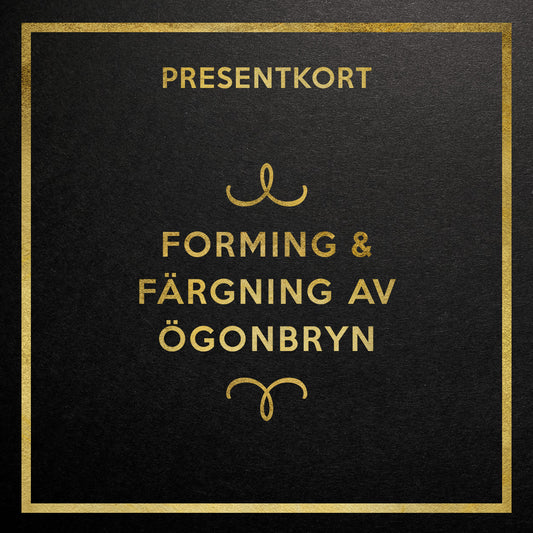 Forming & färgning av ögonbryn