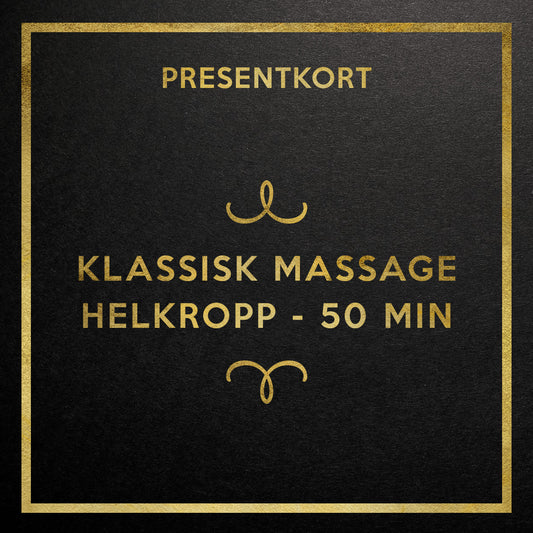 Klassisk Massage Helkropp - 50 min